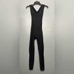 Year of Ours Women’s Stretch Active Onesie Charcoal Gray Yoga Pilates Size XS